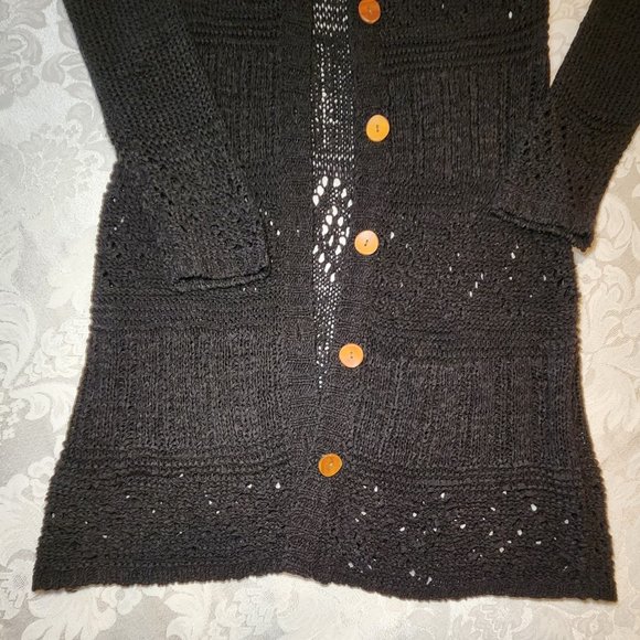 BCBG Maxazria Black Knit Sweater - Picture 9 of 15